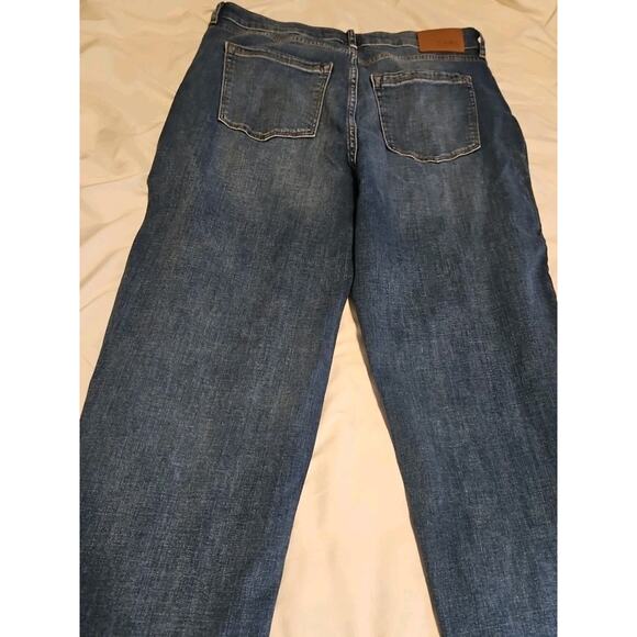 Karl Lagerfeld ParisFaux Pearl Embellished Cropped Jeans Sz 14 - Picture 9 of 9